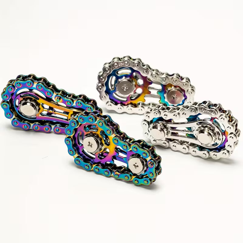 Bike Chain Fidget Spinner Stainless Steel