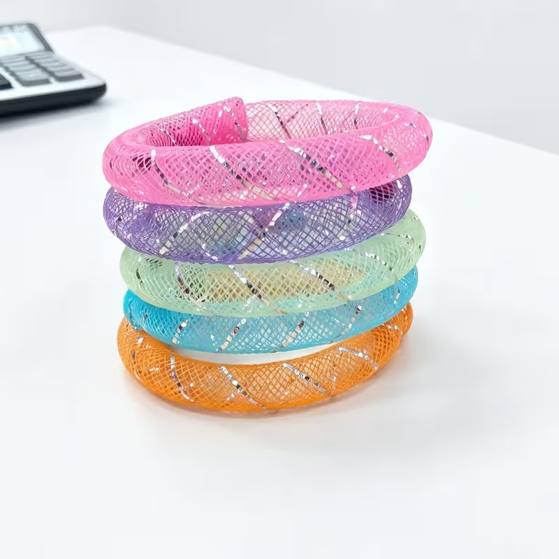 Multicolor Mesh Bell Cat Toys • Kitten Self-Entertainment Boredom Relief Set
