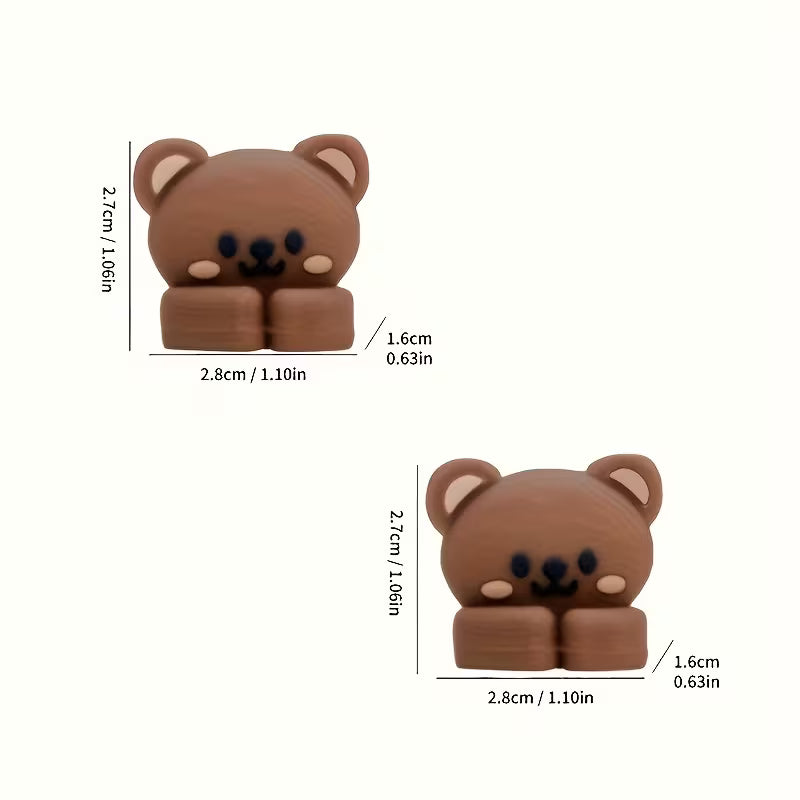 3 Cute Animal Desktop Multifunctional Wire Organizers Set