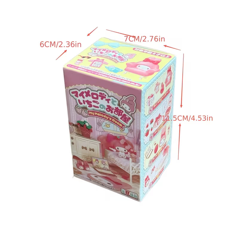 1PC Sanrio Mini Room Building Blocks Ornament