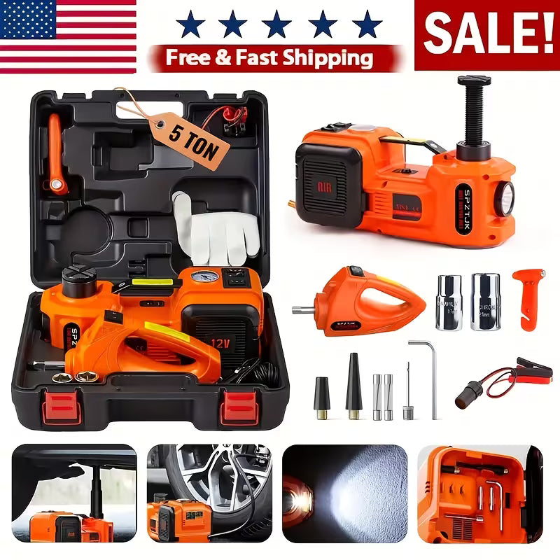 Electric Car Jack | 5 Ton/11023 LBS |