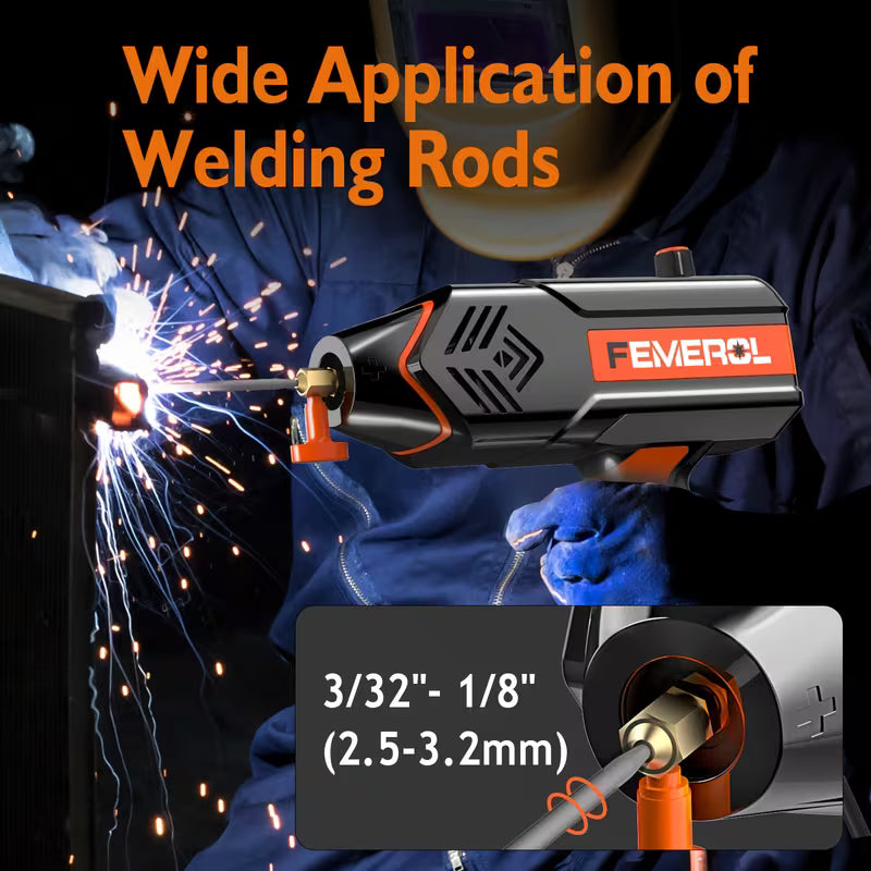 FEMEROL Welding Machine 110V Handheld Welder 120A Portable Stick Welder Hand Held Welder Machine