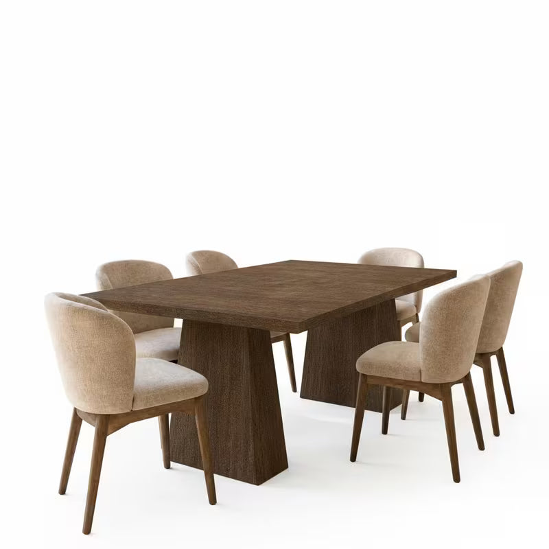 Farmhouse Dining Table, Wooden