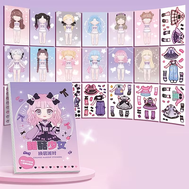 Princess Full-body Dress-up Sticker Book