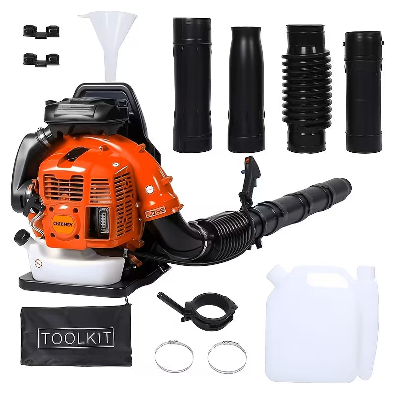 80Cc Gasoline Backpack Snow Blower/Leaf Blower, Gasoline Leaf Blower