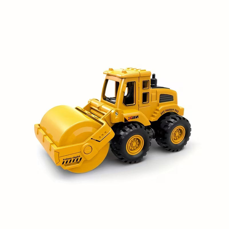 Inertia Vehicle Simulation Engineering Toy Excavator Bulldozer Roller