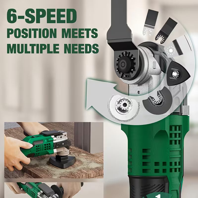 KIMO 20V Cordless Oscillating Tool Kit Set, Wood