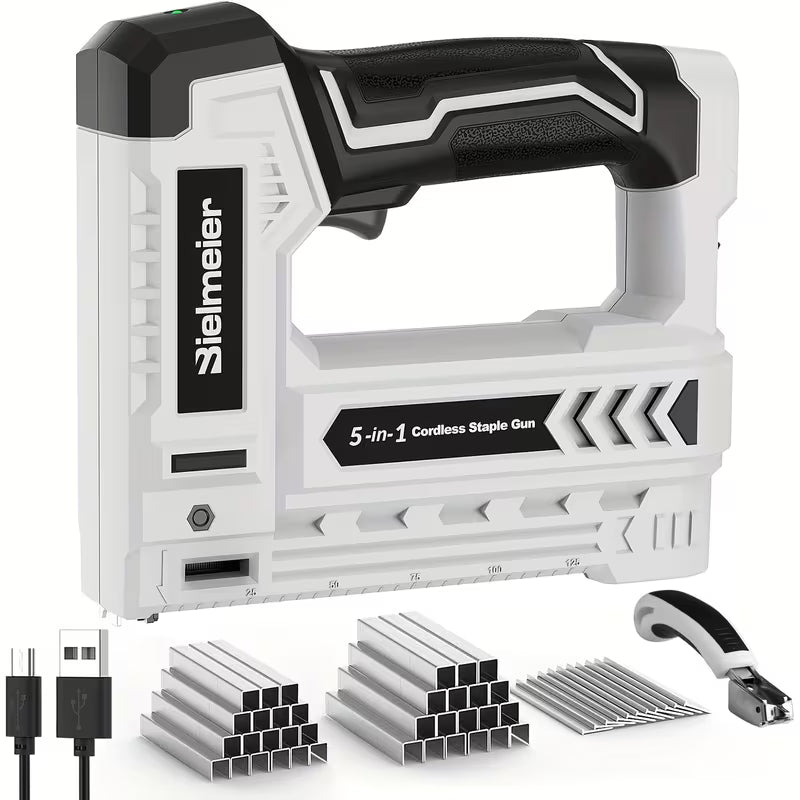 Bielmeier 4V Cordless 5-in-1 Stapler/nailer Kit