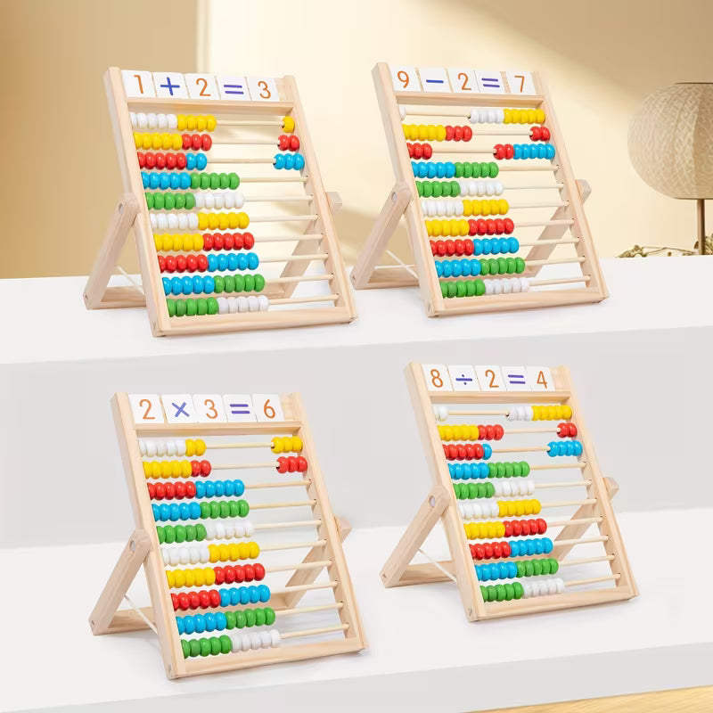 Wooden Calculation Rack Math Learning Toy