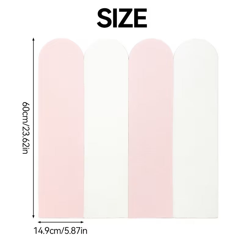 20pcs 3D Foam Wall Panels (23.62x5.87in), Thickened Foam Anti-Collision Wall Skirt