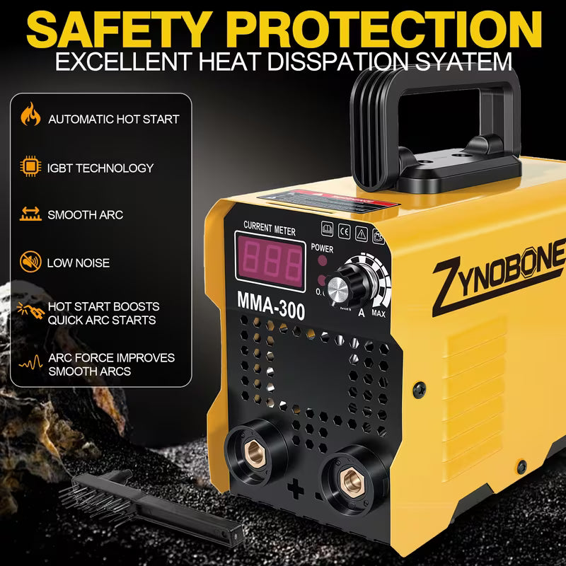 110V Mini Arc Welding Machine Kit, 120 Ampere IGBT Inverter MMA Welding Rod Welding Machine