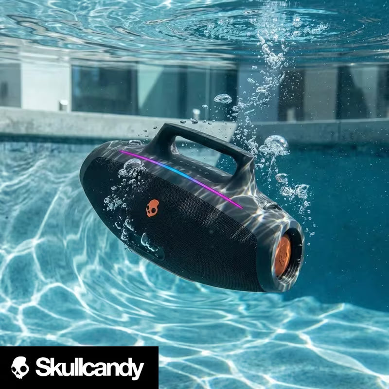 Skullcandy Barrel Bluetooth Boombox Speaker, Black