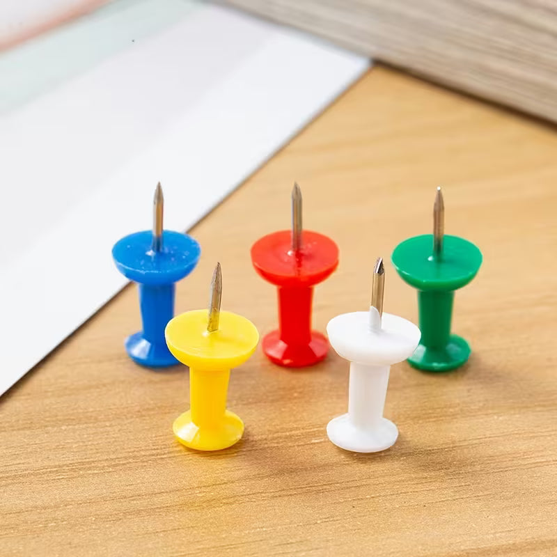 50/200/400pcs of Colorful I-Shaped Nails, Small Thumbtacks, Macaron Color, Colorful Art Nails