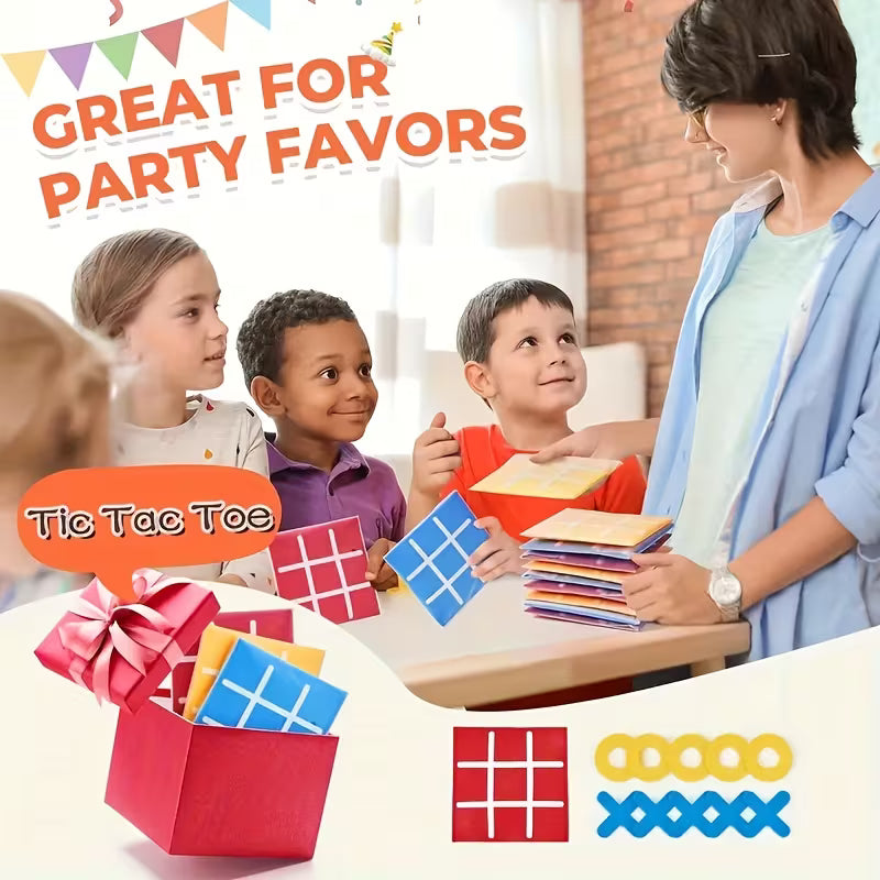 Gift for Her/him 16-Piece of Felt Tic-tac-toe Party Toys