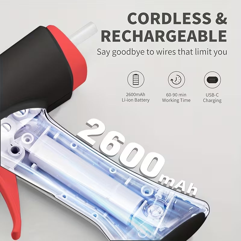 Cordless Hot Melt Glue Gun