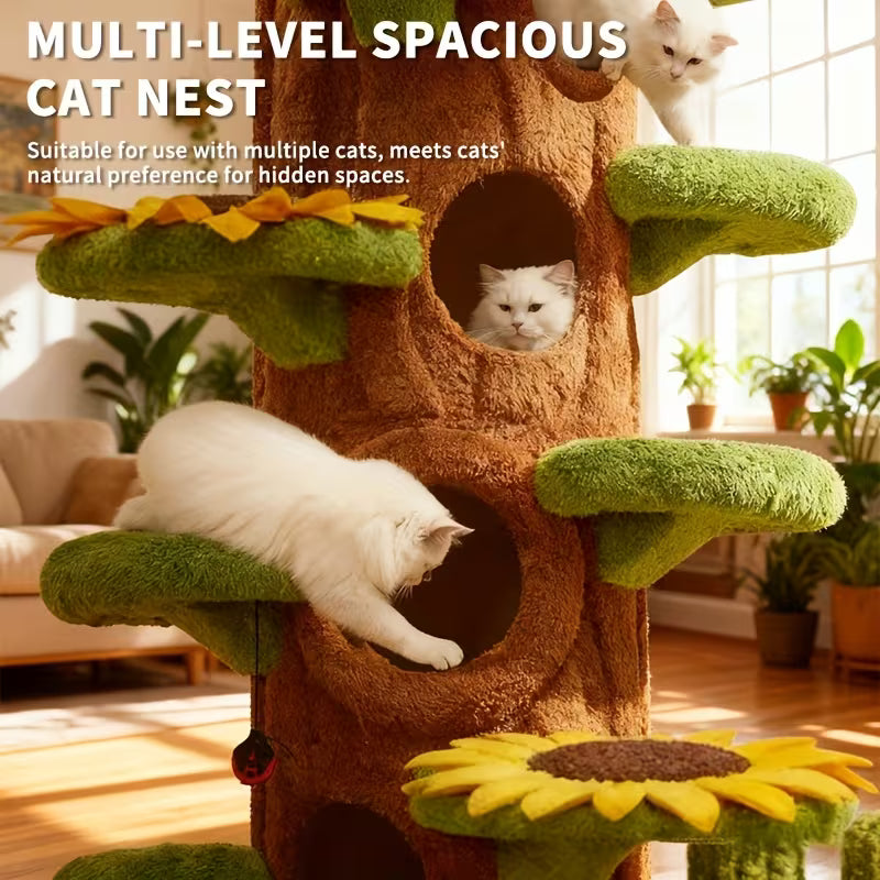 90.5" Enormous Cat Tree Castle