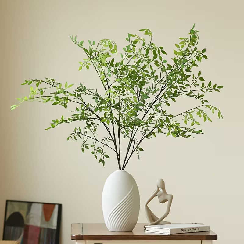 3pcs Real Touch Evergreen Faux Branches