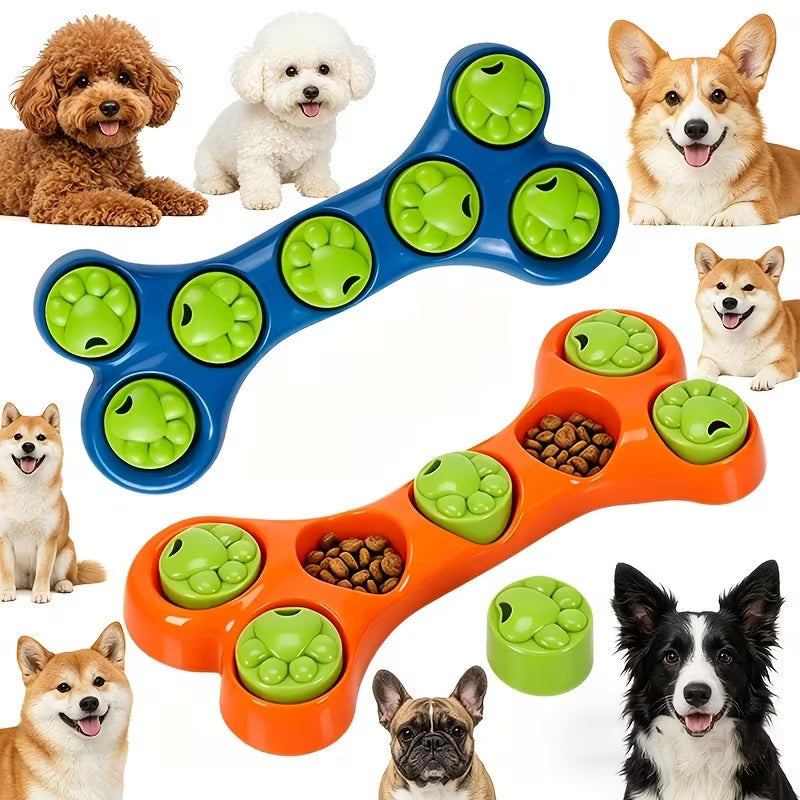 Dog Toy, Dog Chew Toy, Bone-Shaped Dog Puzzle