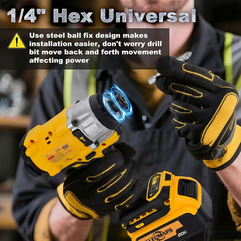 Household Multi-Functional All-In-One 20V Brushless Power Tool Set