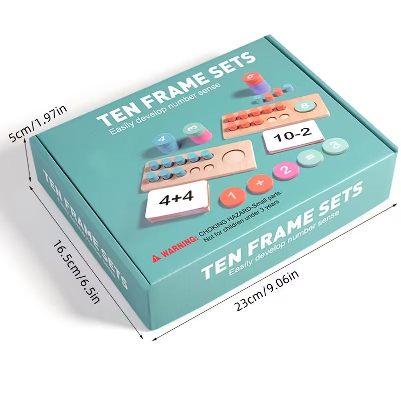 Wooden Math Calculation Desktop Game Toy