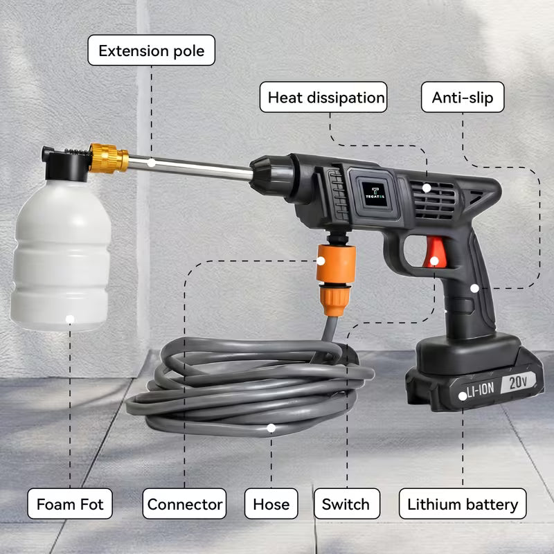 20V Wireless Handheld Cleaning Gun - detail 1