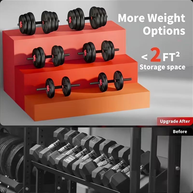 Adjustable Dumbbell Set 20LBS/ 35LBS/ 55LB/ 70LBS/ 90Lbs