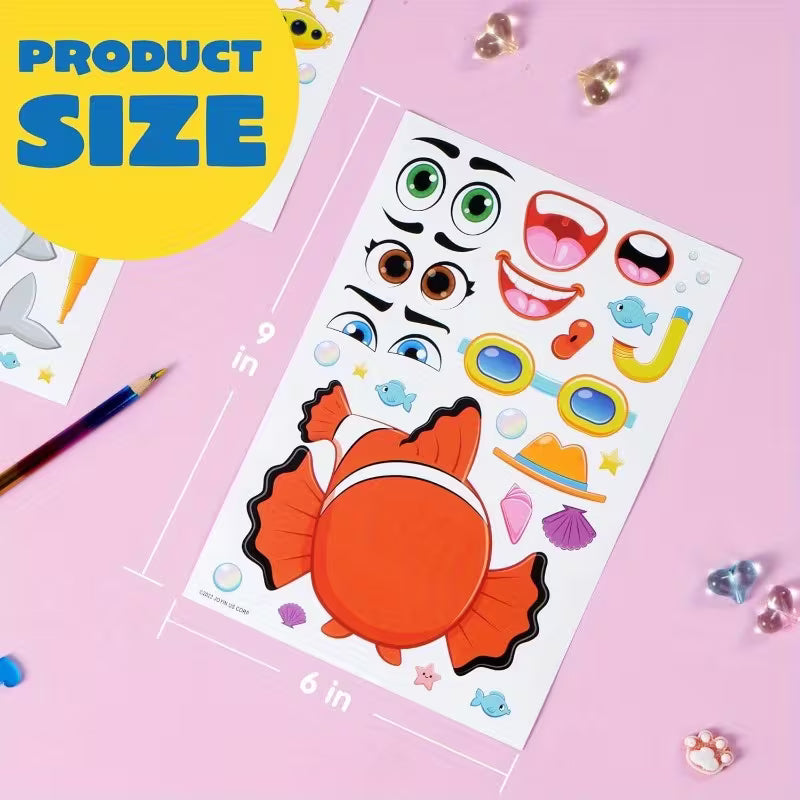 36-Piece JOYIN Make a Face Stickers