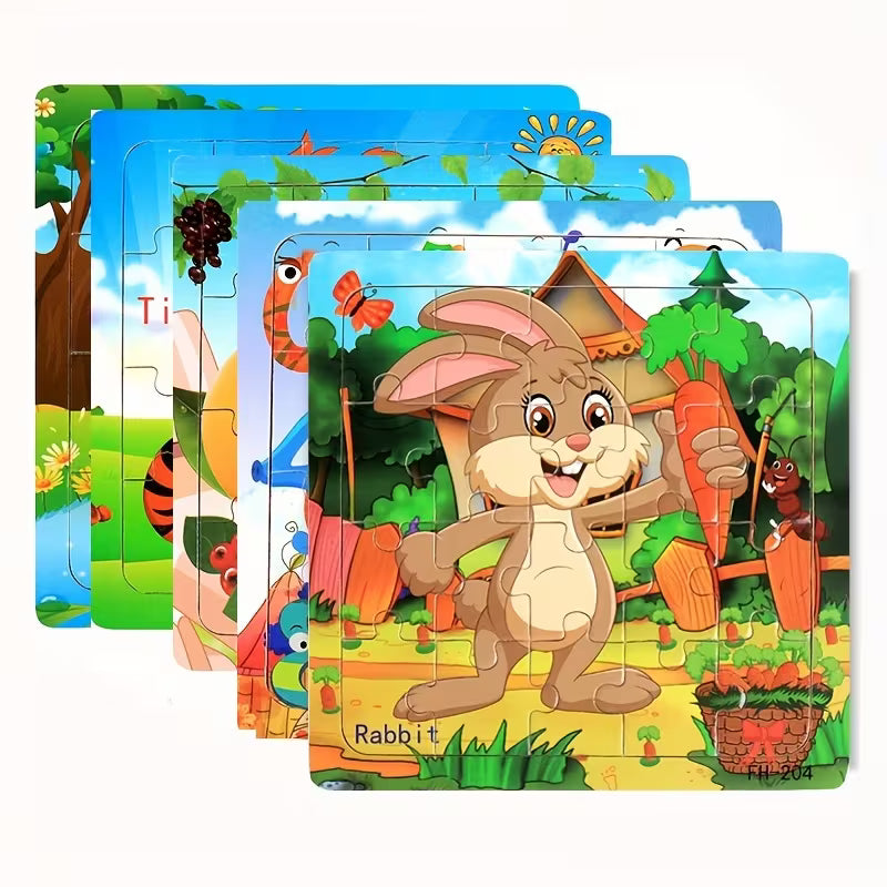 20-Piece Wooden Puzzle