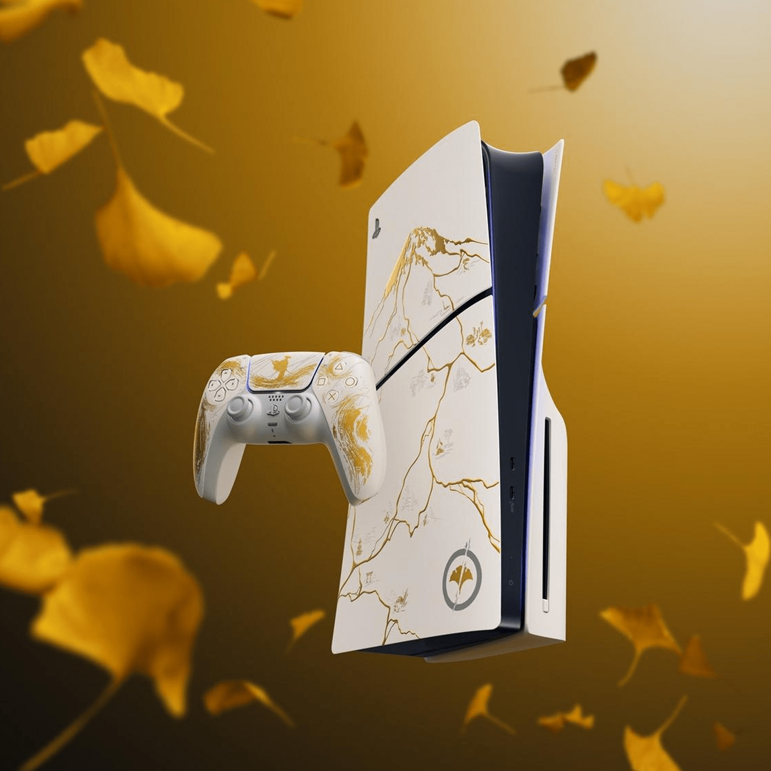 Sony PlayStation 5 Disc Edition - Ghost of Yotei Gold, Gold