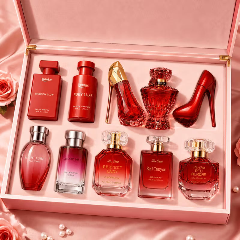 Random Perfume for Women, Fragrance Randomly Selected from 10 Styles, Long-Lasting Eau De
