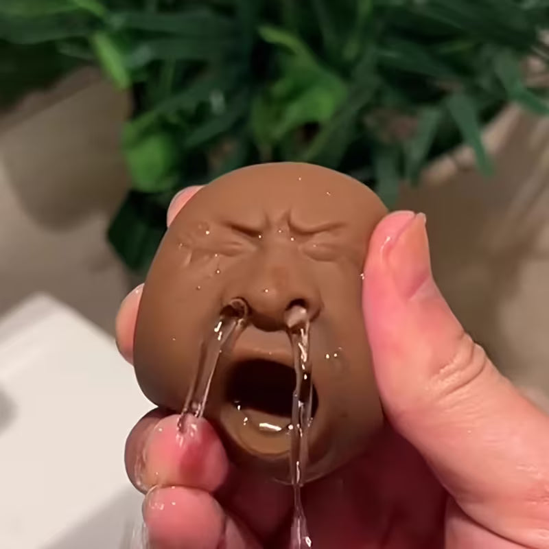 Yawning Tea Pet Full Cup Funny Press Funny Water Spray Creative Novelty