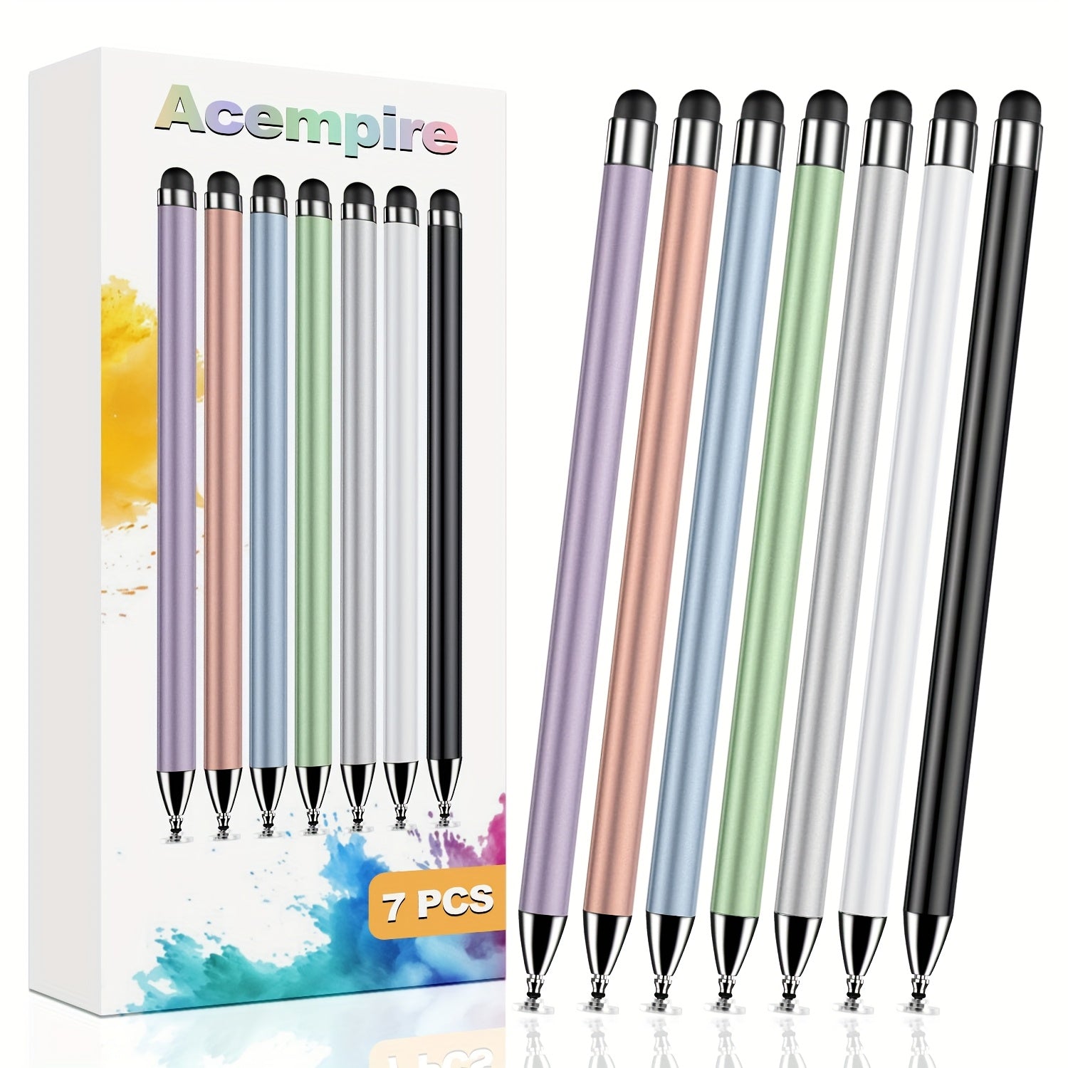 Stylus, 2-in-1 High Sensitivity Capacitive Stylus, Aluminium Alloy Pen Body Set