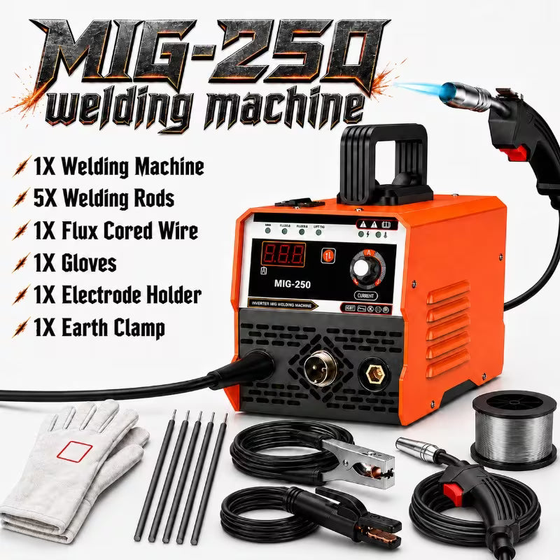 New 3-In-1 Gas-Free MIG/MMA Welding Machine, 110V 120A Handheld Welding Tool, Intelligent Cooling
