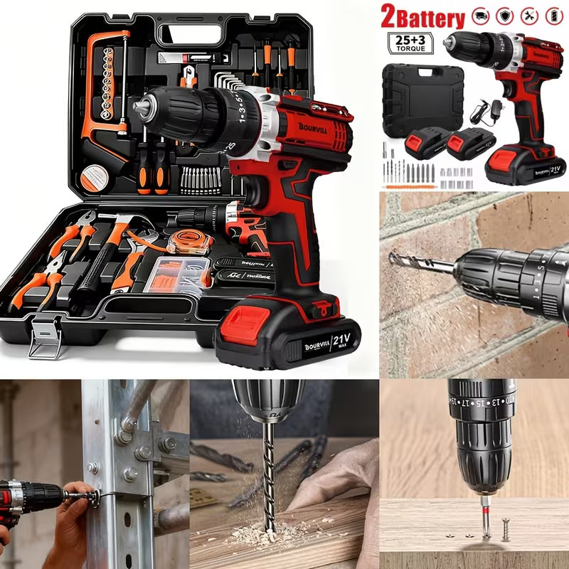 Tool Set - 127/27pcs Electric Drill Bit Set.