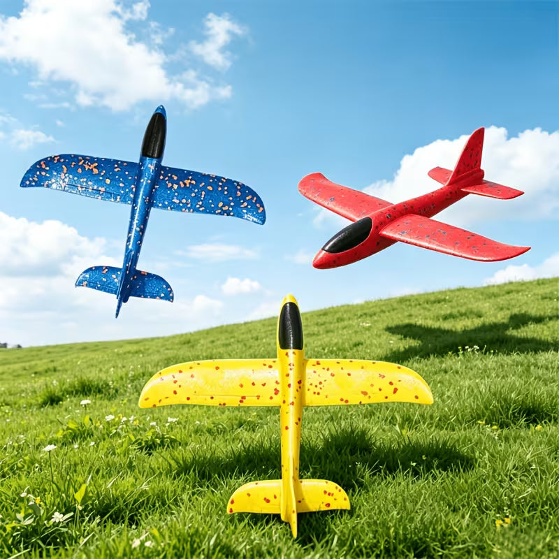 Foam Glider Featuring Two Flying Modes, One