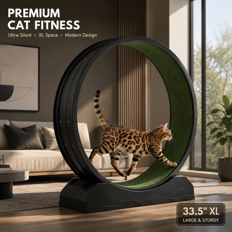 33.5" XL Cat Exercise Wheel, Ultra Quiet Cat