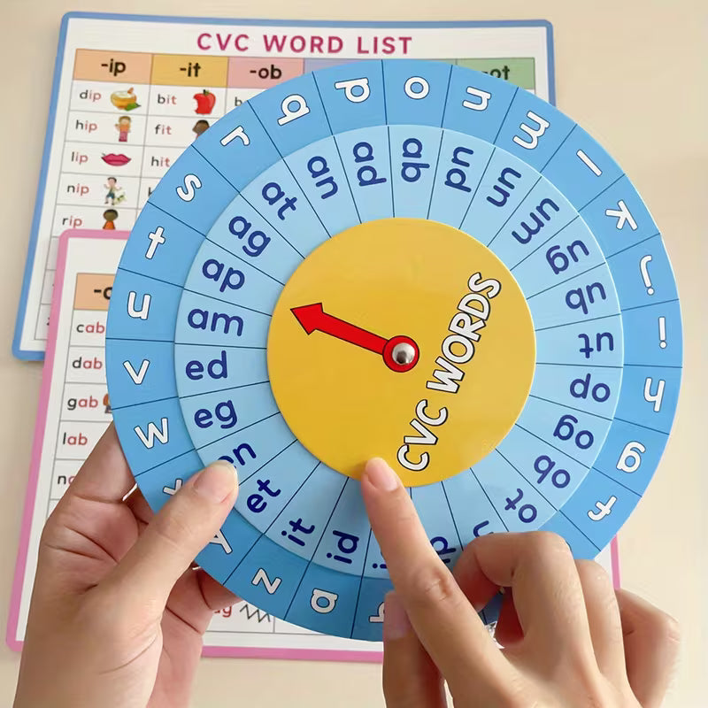 CVC Phonics Spinner Turntable Game Kit