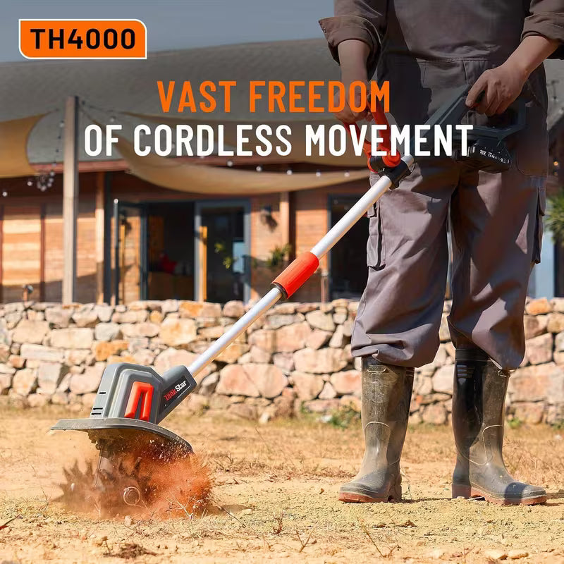 Cordless Electric Tiller Garden Cultivator