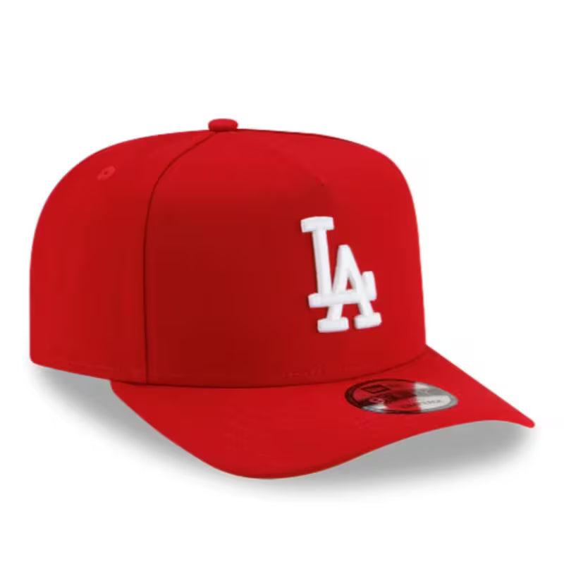 New Era 9FIFTY Dodgers Los Angeles Snapback Pre Curved Hat - Red
