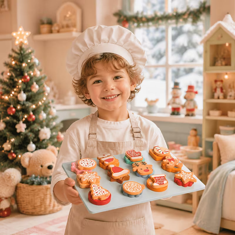 24 Shapes & Stencils Christmas Baking Cookie Game Set