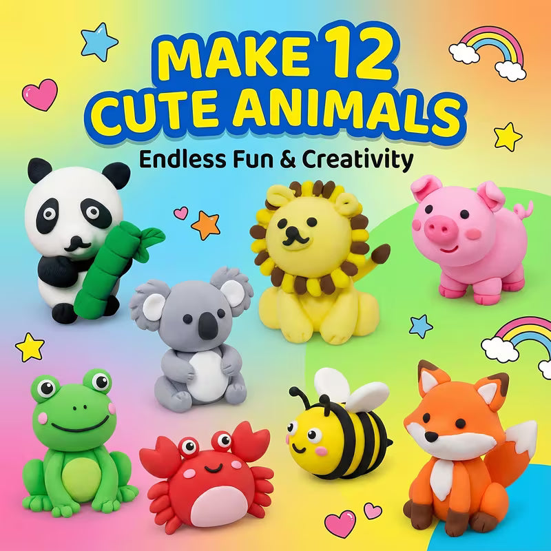 TOYMINGLE Ultra-soft Air Dry Modeling Clay
