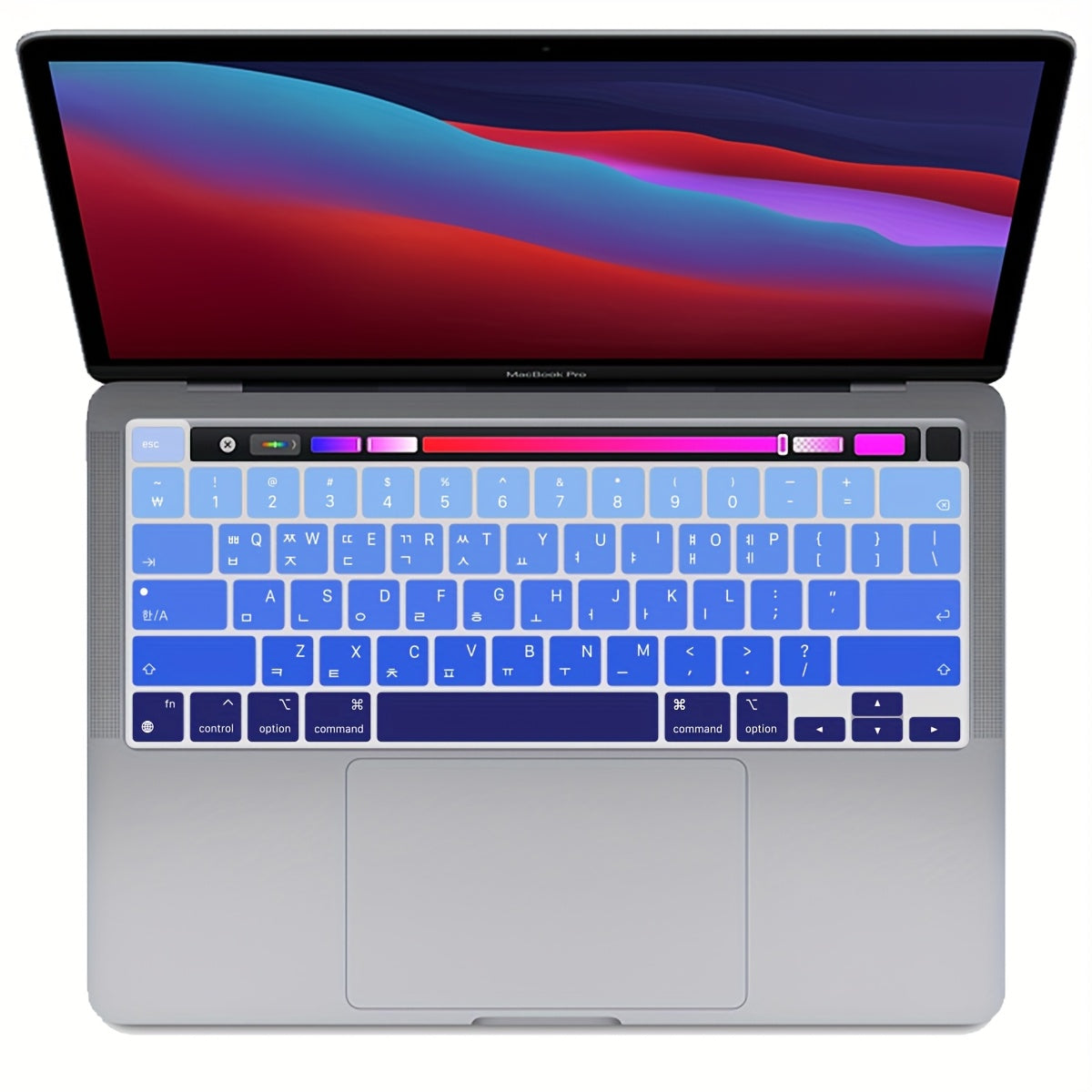 Compatible for MacBook Pro 13.3" Set, Blue