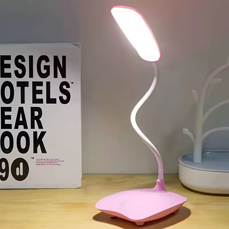 1pc Foldable LED Desk Lamp, Portable Desk Lamp, Three Level Dimming USB Charging Touch Wwitch