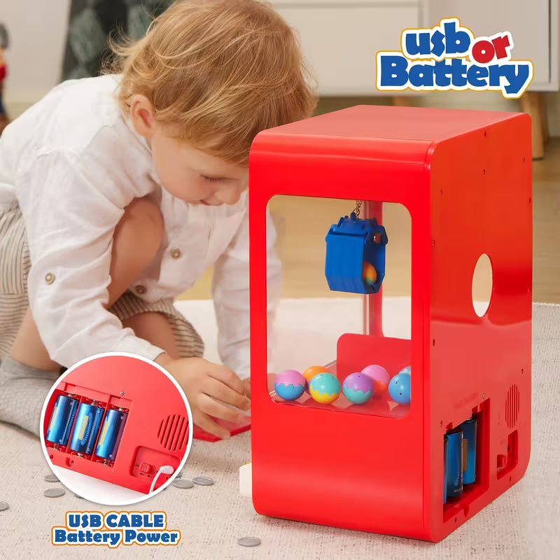 Mini Vending Machine Toy with LED Illumination and Adjustable Sound