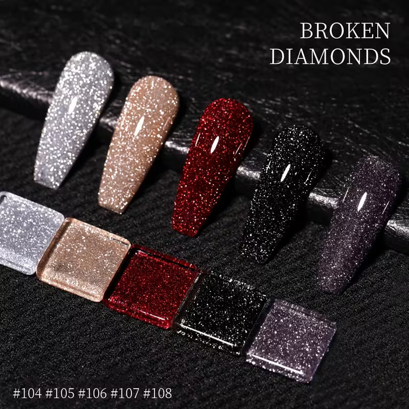 XEIJAYI 5pcs/set 15ml New Popular Nail Gel Semi Permanent Nail Art Soaking LED Nail Salon DIY
