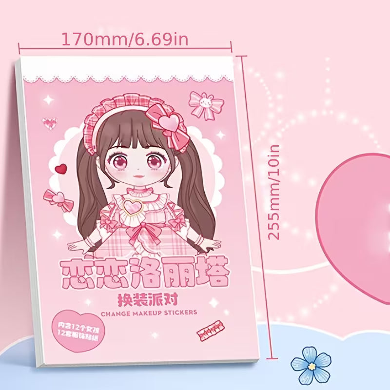 Princess Full-body Dress-up Sticker Book