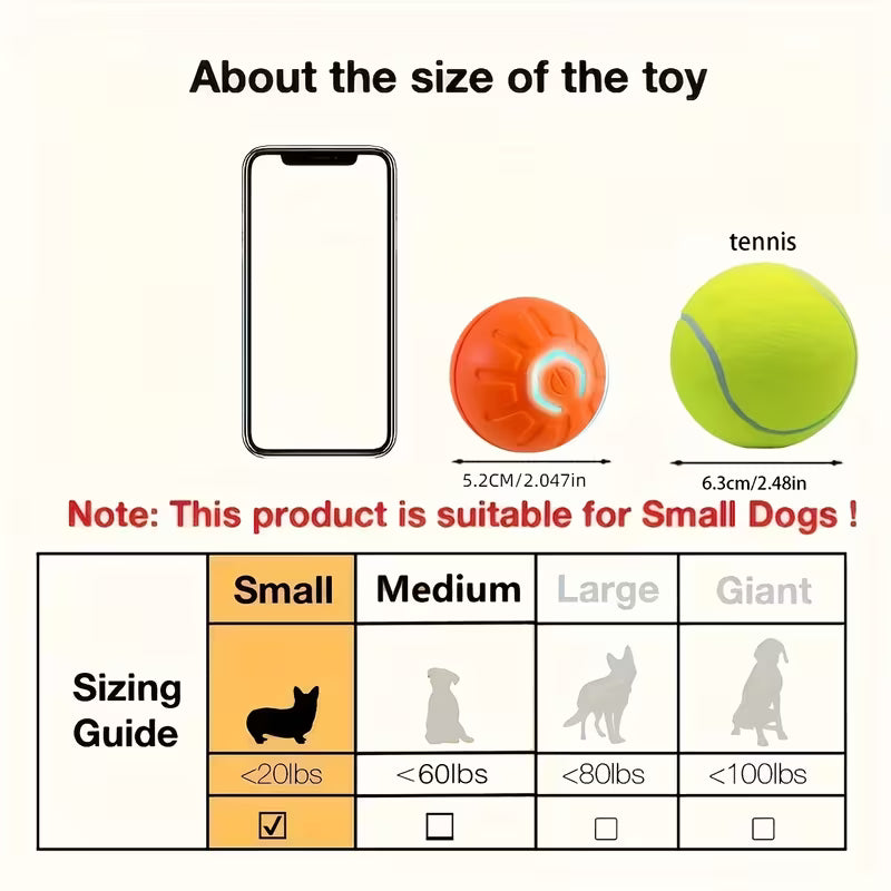 Interactive electric jump ball dog toy - durable