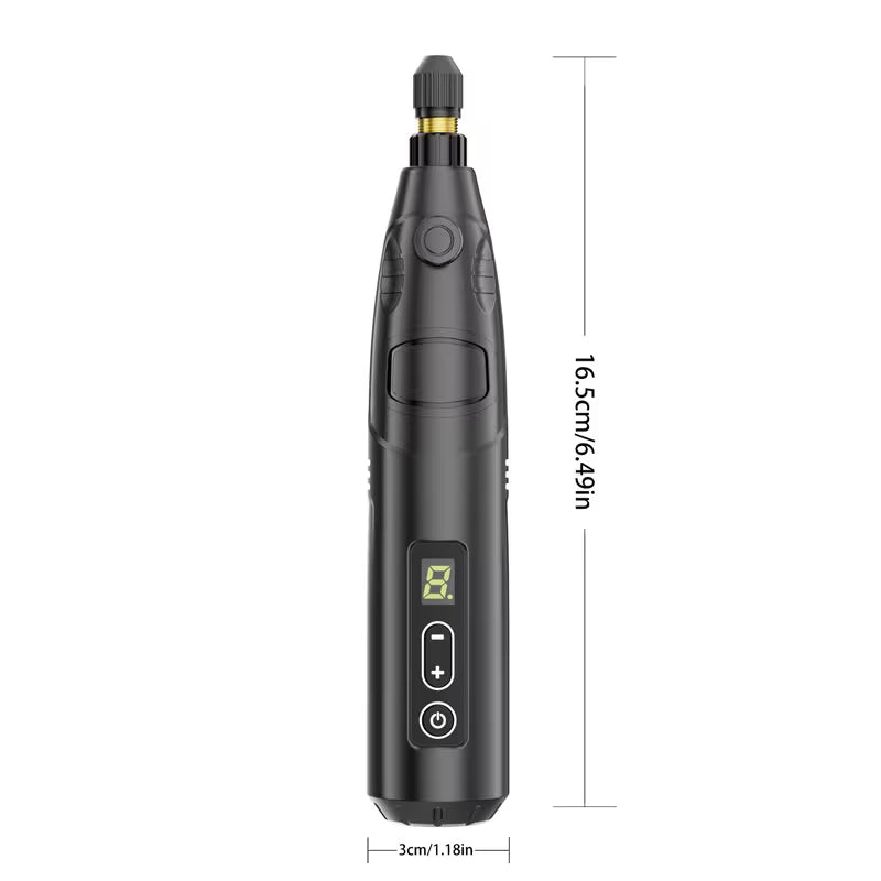 Cordless Rotary Tool Kit, Mini Electric Grinder, USB Rechargeable, 6-Speed Adjustable
