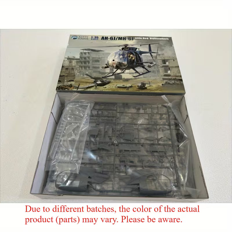 Kitty Hawk 50003 1/35 Scale Plastic Model Kit for AH-6J/MH-6J Little