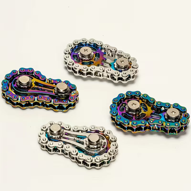 Bike Chain Fidget Spinner Stainless Steel